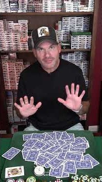 Spinning Poker Chip Card Trick BLOOPERS! It Took More Than One Take!!!