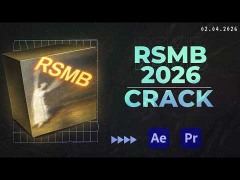 Free RSMB After Effects & Premiere Pro (for Windows) 🎬✨(RSMB Setup Tutorial)