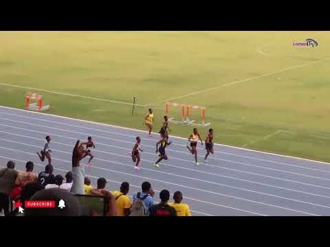 Girls 100m final. 12.06sec. Accra open championship. Legon 2026.