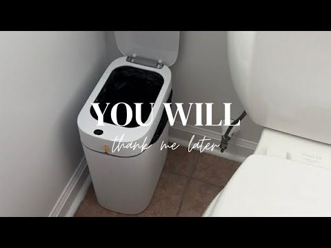 Funest Automatic Motion Sensor Trash Can, 3.5 Gallon Garbage Can, Type C Rechargeable