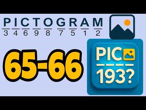 PICTOGRAM Picture Cryptogram 65 66