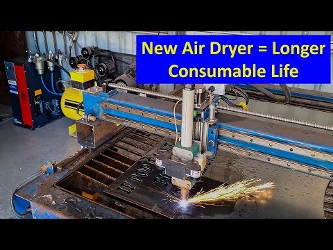 Installing a Refrigerated Air Dryer on my CNC Plasma Cutting Table | Part 2 | Test Cuts