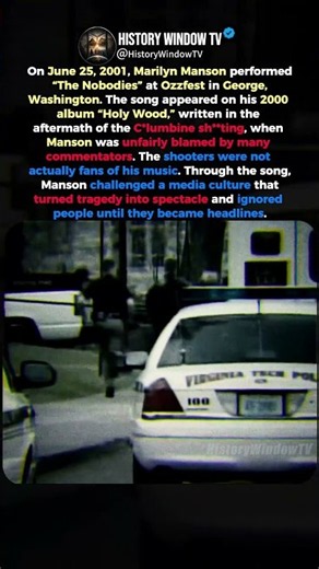 The Dark Meaning Behind Marilyn Manson’s “The Nobodies”📺🎸