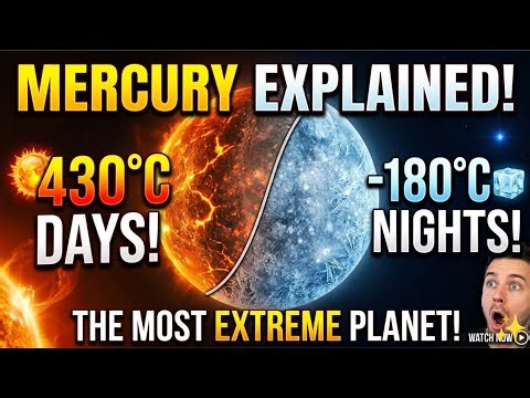 Mercury Explained: 430°C Days & -180°C Nights | The Most Extreme Planet