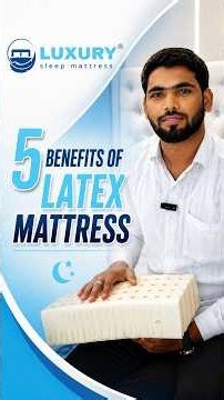 5 Benefits of a Latex Mattress | Better Sleep & Back Support