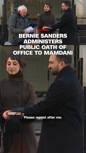 Zohran Mamdani, the democratic socialist who campaigned on a promise to tackle the affordability crisis in one of America's most expensive cities, vowed to govern "expansively and audaciously" as he was sworn in as New York City's 112th mayor Thursday. Mamdani's inauguration was a celebration of the progressive agenda he's bringing to City Hall, attended by some of the biggest names in the progressive movement, including independent Vermont Sen. Bernie Sanders, who swore in Mamdani. Mamdani, a 3