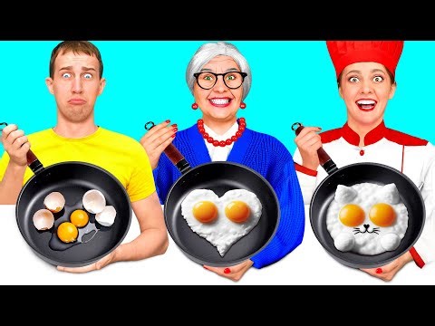 Me vs Grandma Cooking Challenge | Epic Food Battle by RaPaPa Challenge