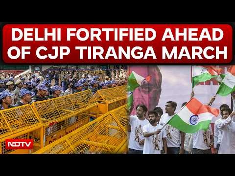 CJP Tiranga March Today: 6,000 Cops Deployed, Central Park Closed For Public