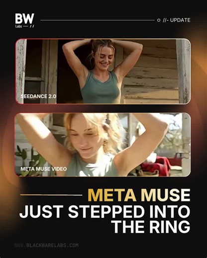 Everyone is comparing Seedance 2.0 and Meta's Muse Video on quality. That's the wrong comparison. Here's what actually matters if you're building something. Seedance 2.0 generates up to 15 seconds at… | Blackware Labs