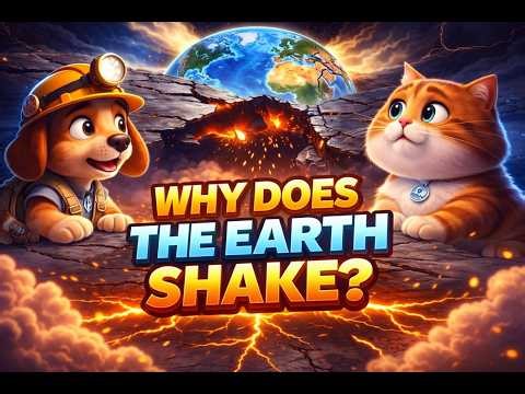 🌍 Rocky & Spank — Earthquakes📌 Earthquakes Explained 🌍 | Why Does the Earth Shake?
