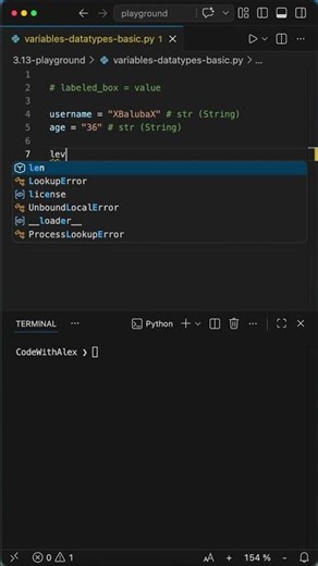 Variables & Data Types in Python Simplified