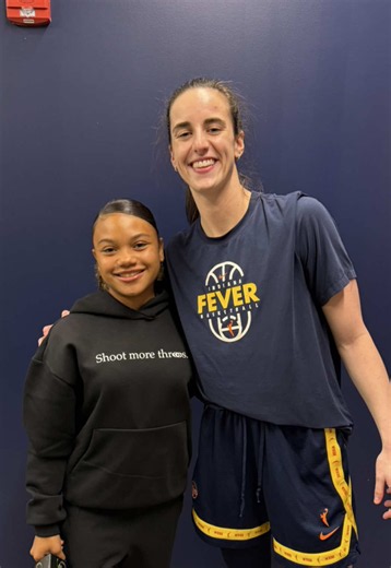 So excited to interview @Caitlin Clark 😊♥️🏀 Full interview link in bio 👀 @Nike . . . . . . . #sports #basketball #indiana #hoops #wnba