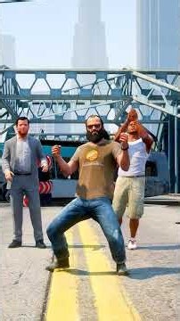 GTA 5: Michael and Franklin jumped up by Gangsters! 😱 #shorts