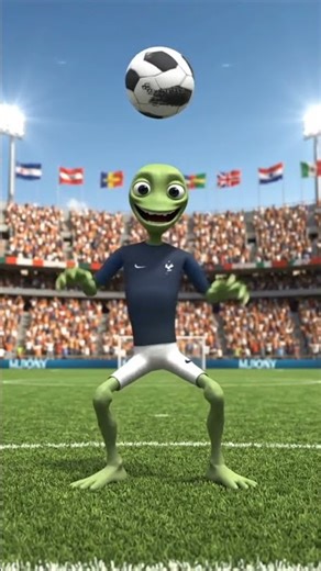 football version ⚽⚽🏈 dance challenge vs Ami tu kasita #aliendance #greenalien