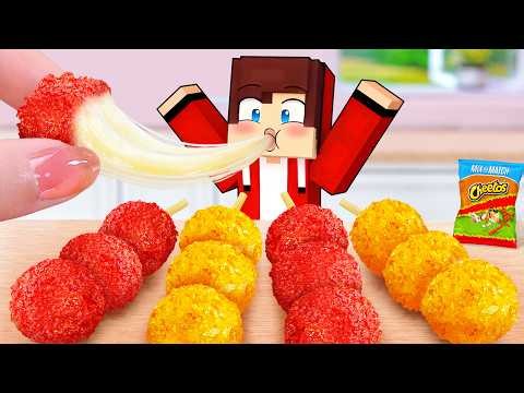 JJ In Mini Real Life ✨ How To Make Cheese Balls & Milk Tea 🧋Tina Mini Cooking