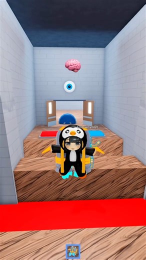 Gugugaga Penguin vs TEAM SCHOOL ESCAPE 🧠#roblox #shorts