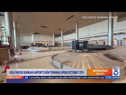New $1.3 billion terminal at Hollywood Burbank Airport is almost complete