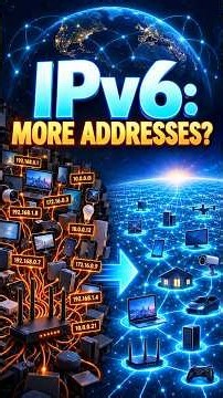 IPv6 Explained: Why the Internet Needs More IP Addresses #ipv6 #cybersecurity #networking #shorts