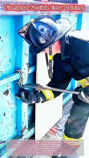 Firefighter Forcible Entry Training!