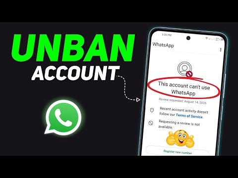 Whatsapp Ban Problem New Solution ✅(100% Working) | This account can't use Whatsapp Problem New 2026