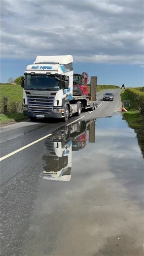 Clearing up the FLOODED Roads of Northern Ireland 😮🌧️ Rain takes over #northernireland #storm