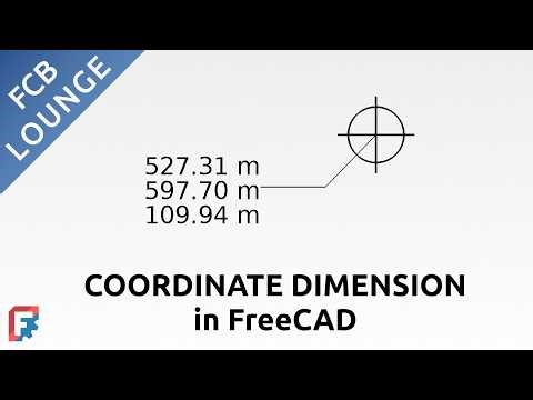 Create Coordinate Dimension in FreeCAD