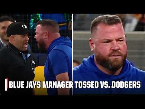 John Schneider LIVID after controversial balk, ejected from game | ESPN MLB