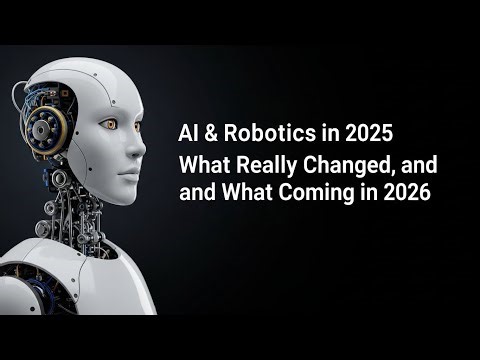 AI & Robotics in 2025: What Really Changed — and What’s Coming in 2026
