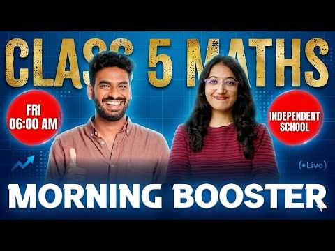 Class 5 Annual Exam | Maths | Morning Booster | For Independent School | Exam Winner