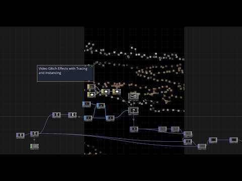 Video Glitch Effects with Tracing and Instancing - TouchDesigner Tutorial