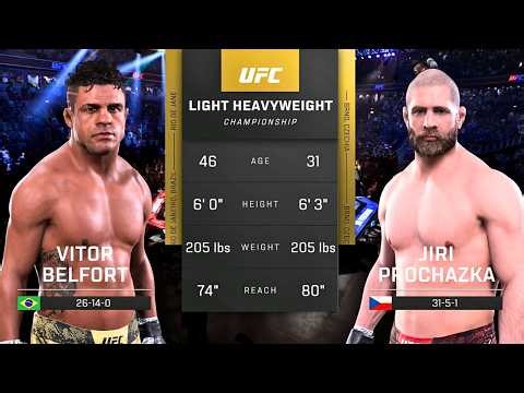 Vitor Belfort vs Jiri Prochazka FULL FIGHT | UFC 5 AI Simulation Gameplay (CPU vs CPU)