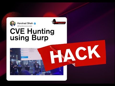 Identify CVE-Based Vulnerabilities Using Burp Suite & Bambda Library | Hacker Associate Broadcast