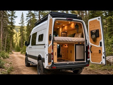 Man Builds An Amazing DIY CAMPERVAN | Start To Finish By @BudgiCamper