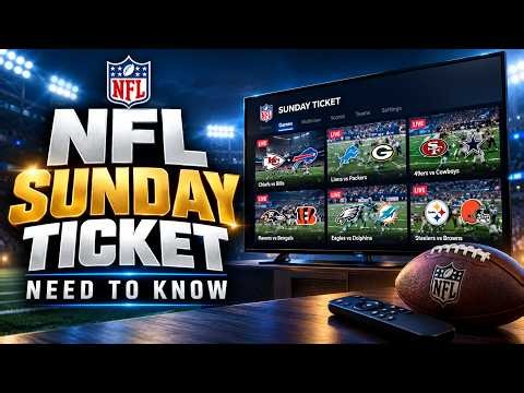 NFL Sunday Ticket on YouTube TV Explained | Plans, Pricing, Student Discount & Game Blackouts