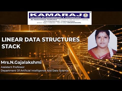 Linear Data Structures Stack