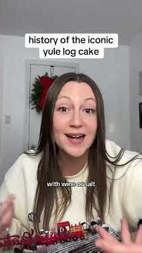 The history of the Yule log cake #ad #french #france #history #christmas #learn #food