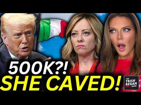 🚨 Italy’s Giorgia Meloni CAVES — 500K Migrants Greenlit, Trump TORCHES Her