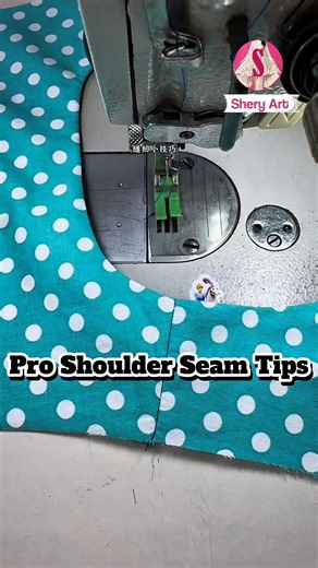 Tips for Perfect Shoulder Seam Splicing | Easy Sewing Trick #sewing #shorts