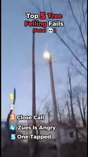 Top 5 Tree Felling Fails 💀