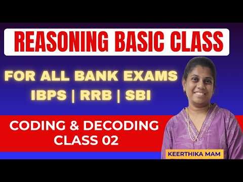 REASONING BASIC CLASS | CODING AND DECODING | CLASS 2