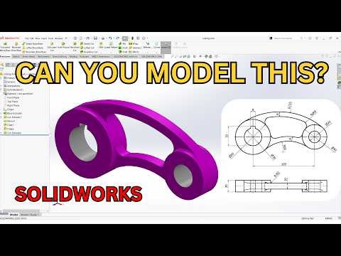 SolidWorks Tutorial for Beginners | Model in 9 Minutes