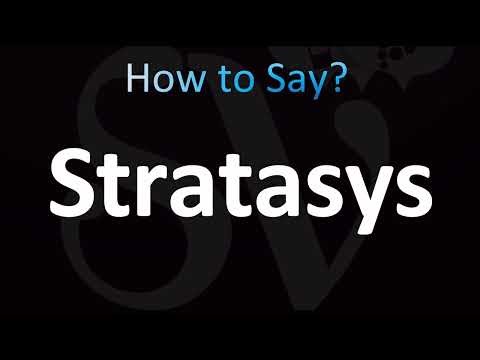 How to Pronounce Stratasys (CORRECTLY!)