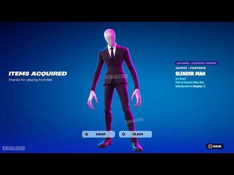 How To Get Slender Man Skin NOW FREE In Fortnite (Unlocked LEGO Slender Man Style)