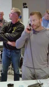 "We're fired up!" Keagen Trost gets the draft call 📞 #rams #nfl #shorts