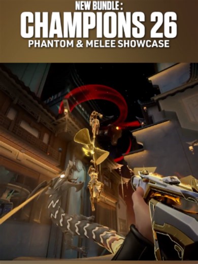 NEW Champions 2026 Phantom & Melee Showcase | Valorant #valorant #valor #valo #val #champions