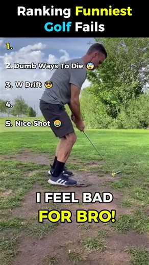 Ranking Funniest Glof Fails! 🤣