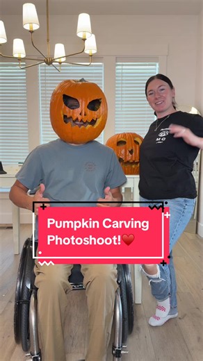 Pumpkin Carving Photoshoot: A Wheelchair Life Adventure ♥️
