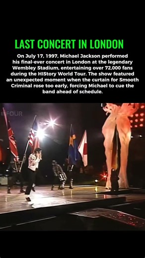 Michael Jackson's last concert in London #mj #michaeljackson #thriller