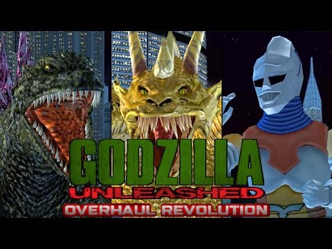 [Dolphin] Godzilla Unleashed Overhaul - Godzilla & Jet Jaguar vs King Ghidorah (1440p 60FPS)