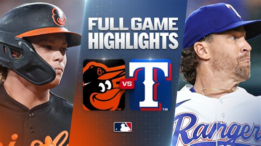 ORIOLES vs. RANGERS: Official Full Game Highlights (August 8) | 2026 MLB Season